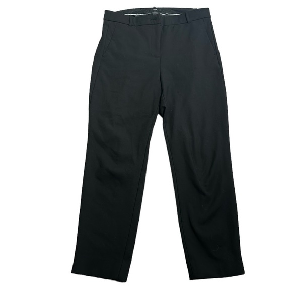 J crew 365 high rise Cameron black pants size 8 office career - Picture 1 of 7